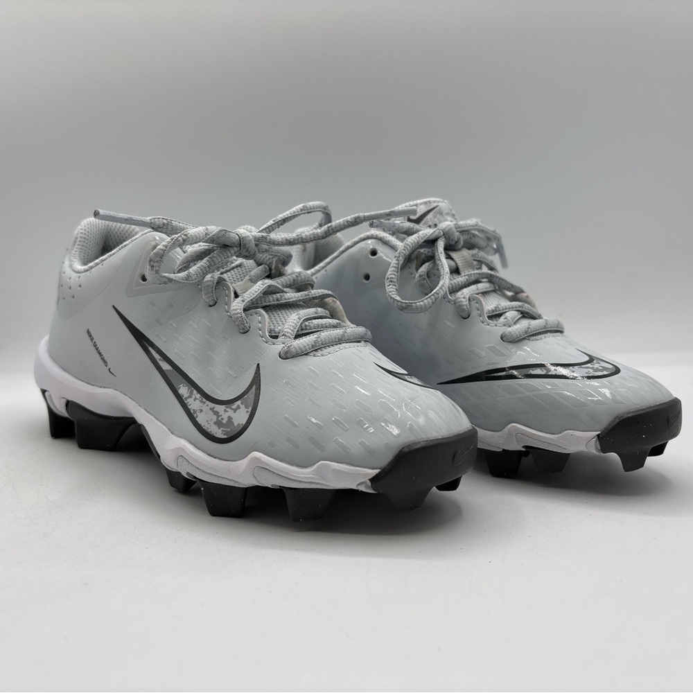 Nike Hyperdiamond 4 Keystone Big Kids White S: 13C FZ0919-002 Softball Cleats - Picture 7 of 16